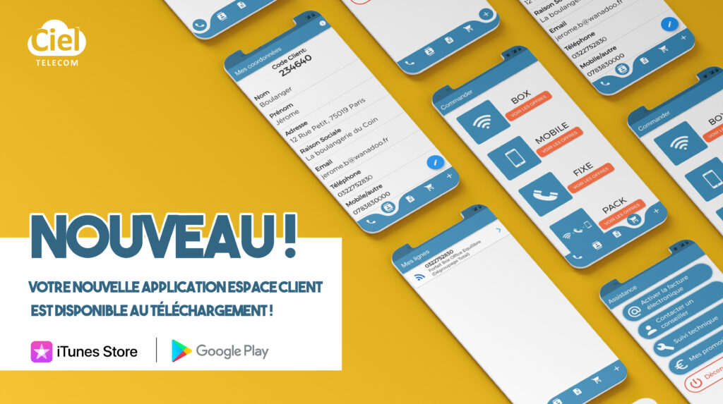 application espace client